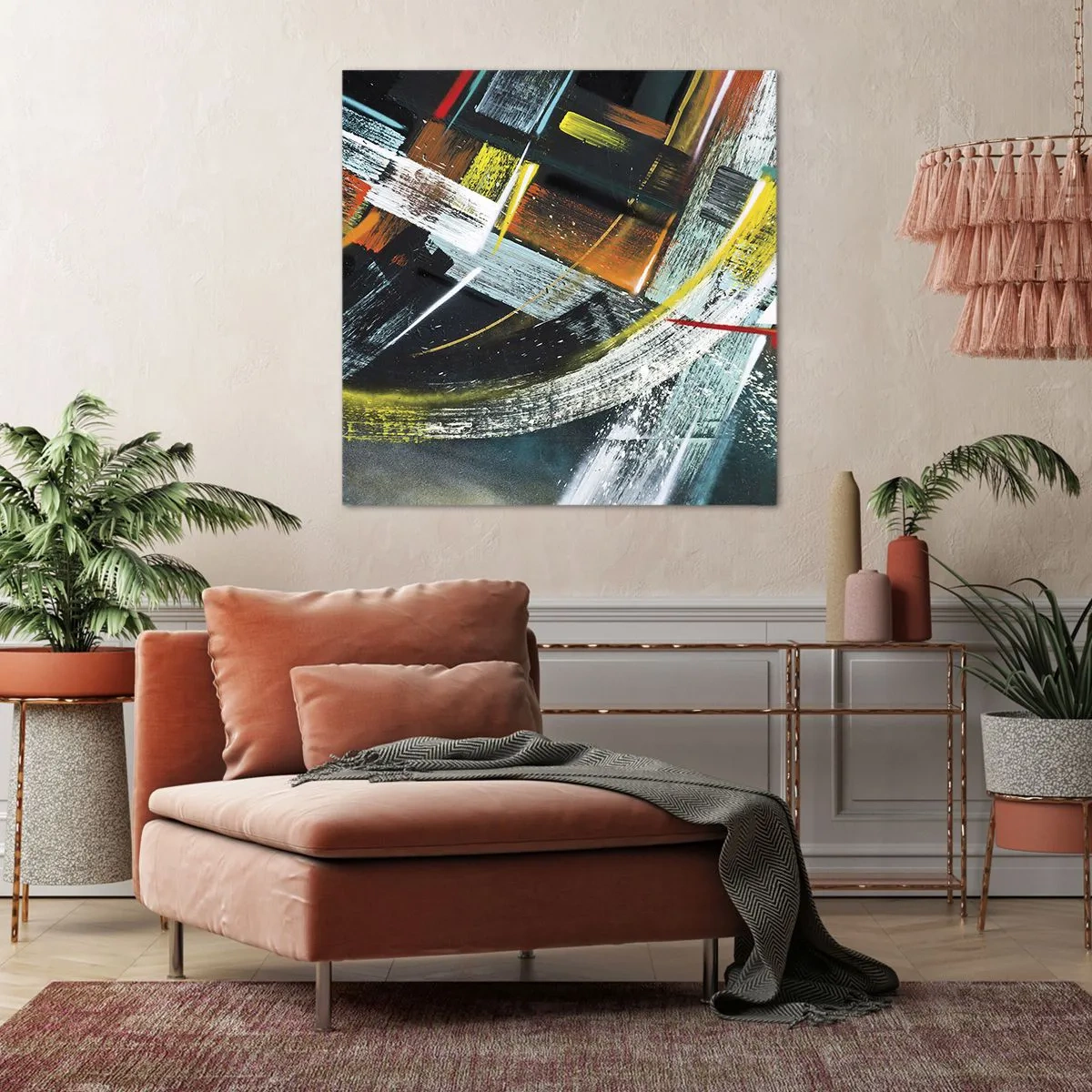 Obraz na płótnie - Energia ruchu - 70x70 cm
