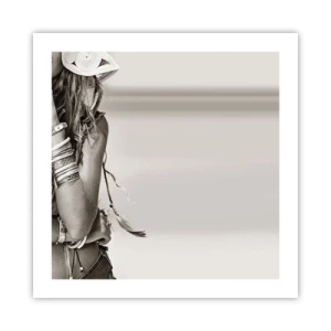 Plakat - Jak to dziewczyna - 50x50 cm