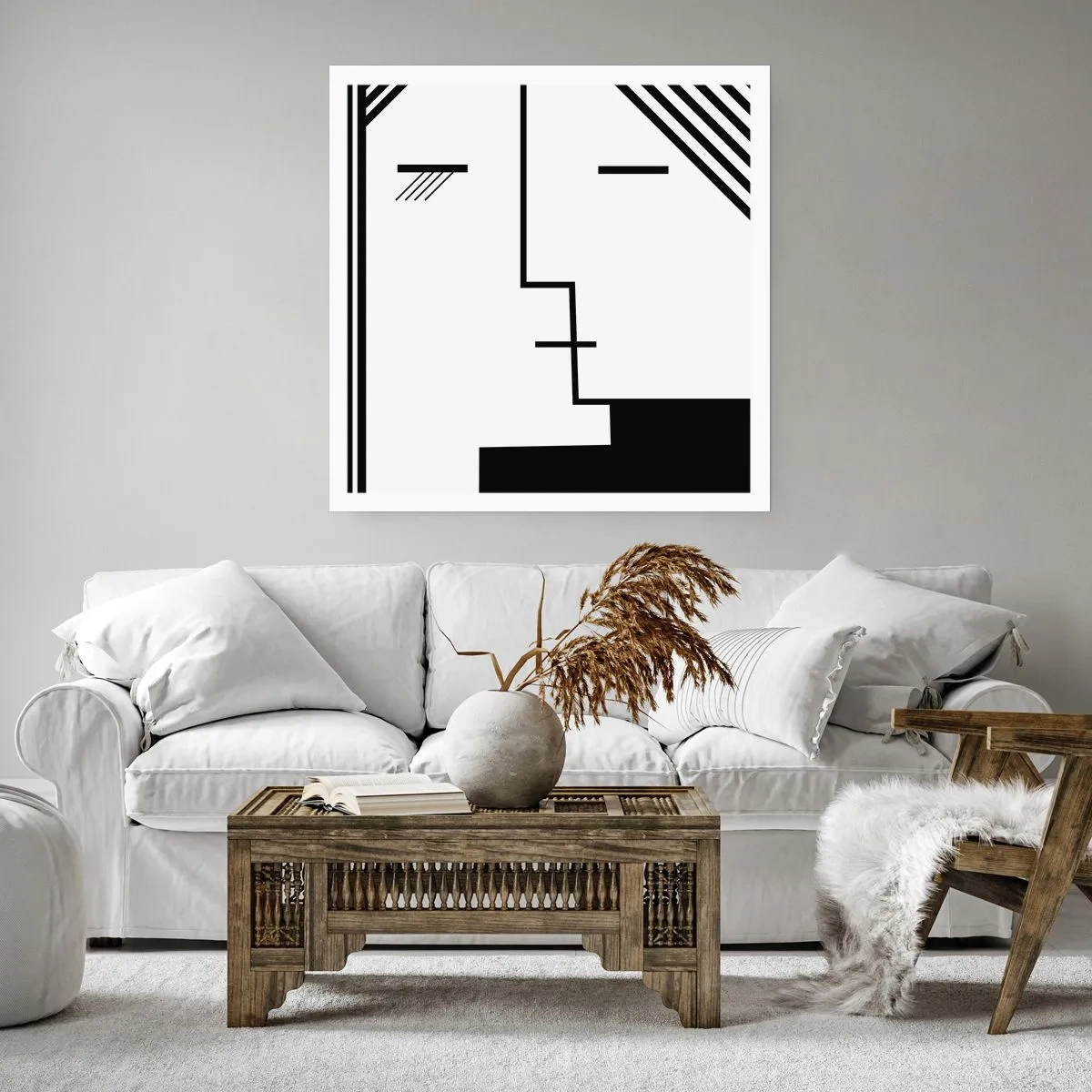 Plakat - Po prostu pocałunek - 50x50 cm