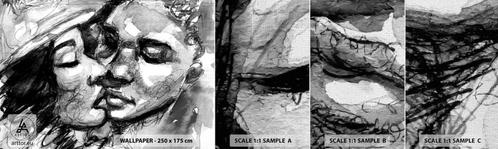 Fototapeta Próbka Premium Canvas - Czuła chwila - Całusy, Miłość, Zakochani - 100x30 cm