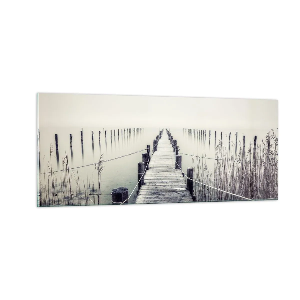 Obraz na szkle - Zanurz się w spokoju - 100x40 cm