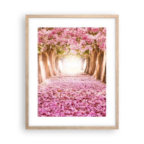 Plakat w ramie jasny dąb - Droga do raju - 40x50 cm