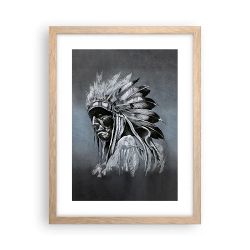 Plakat w ramie jasny dąb - Powrót do korzeni - 30x40 cm