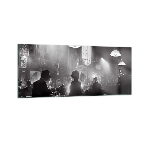 Obraz na szkle - W jazzowym klimacie - 100x40 cm