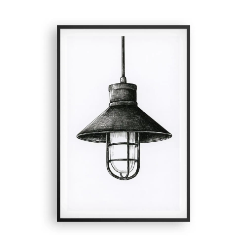 Plakat w czarnej ramie - Jak przed laty… - 61x91 cm