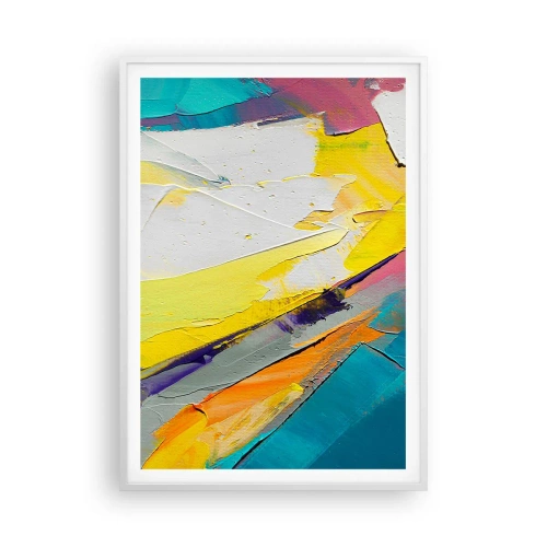 Plakat w białej ramie - Anatomia światła - 70x100 cm