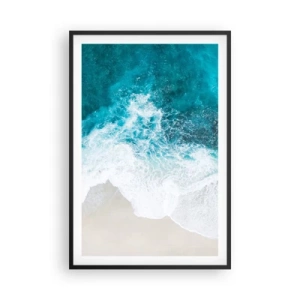 Plakat w czarnej ramie - Naturalna pieszczota - 61x91 cm