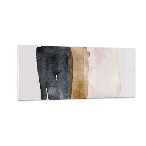 Obraz na szkle - Kompozycja barw ziemi - 100x40 cm