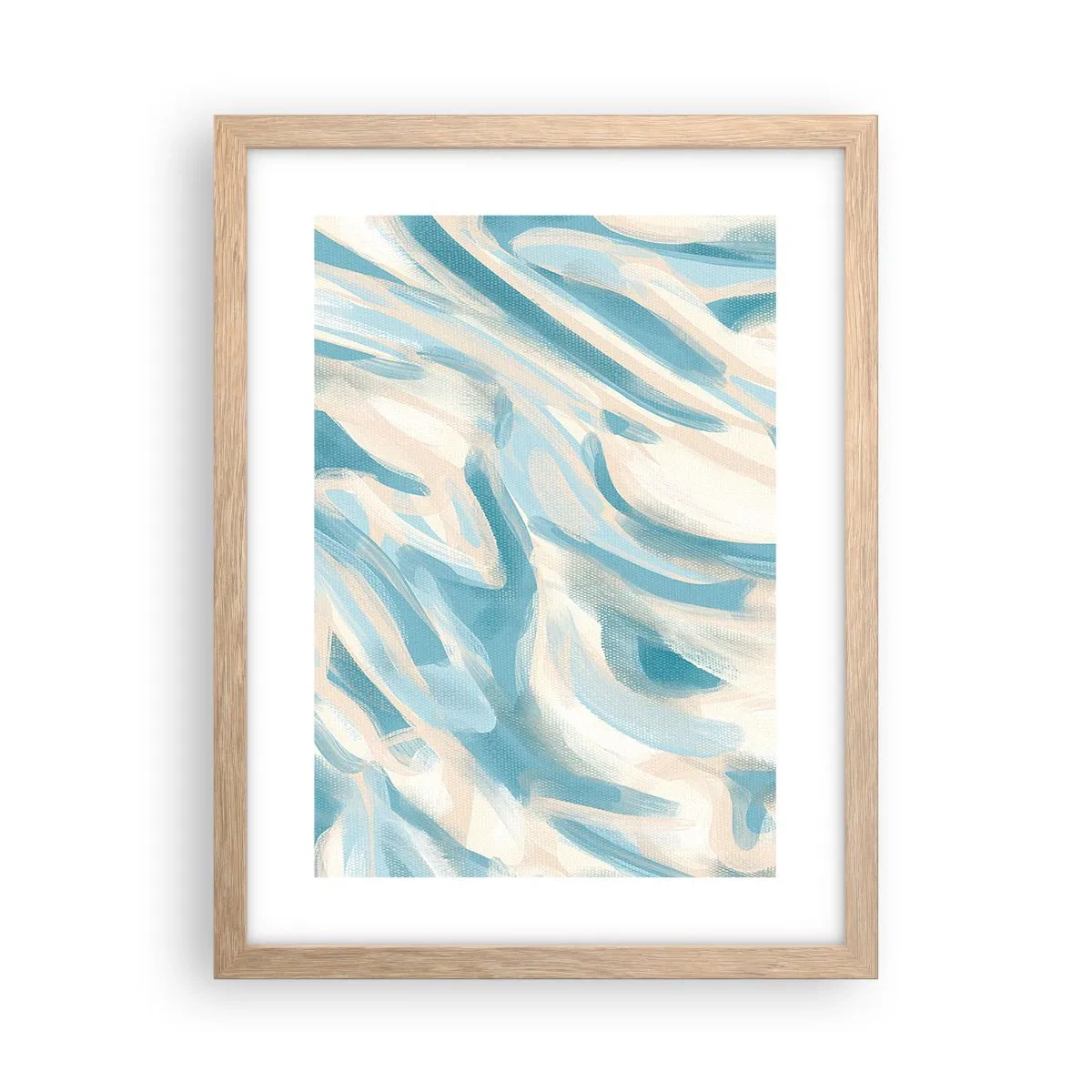 Plakat w ramie jasny dąb - Wiosenne powiewy - 30x40 cm