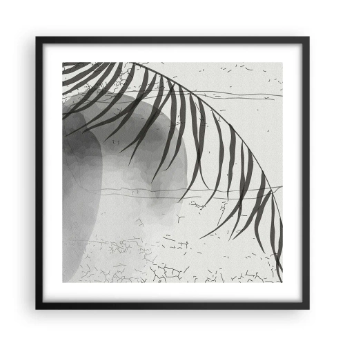Plakat w czarnej ramie - Subtelna egzotyka natury - 50x50 cm