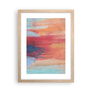 Plakat w ramie jasny dąb - Spłynąć tęczą - 30x40 cm