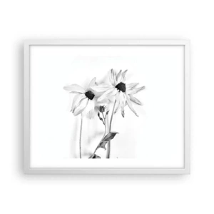 Plakat w białej ramie - Nikt nie chce być sam - 50x40 cm