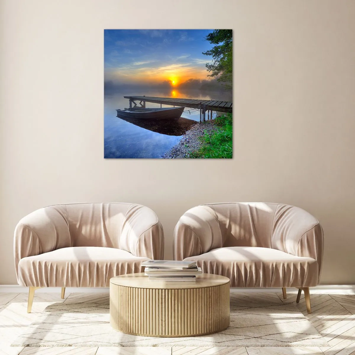 Obraz na szkle - Jak zwyczajne zamienia się w magiczne - 60x60 cm