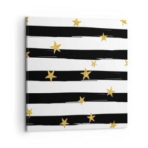 Obraz na płótnie - Wszyscy urodziliśmy się pod szczęśliwą gwiazdą - 60x60 cm