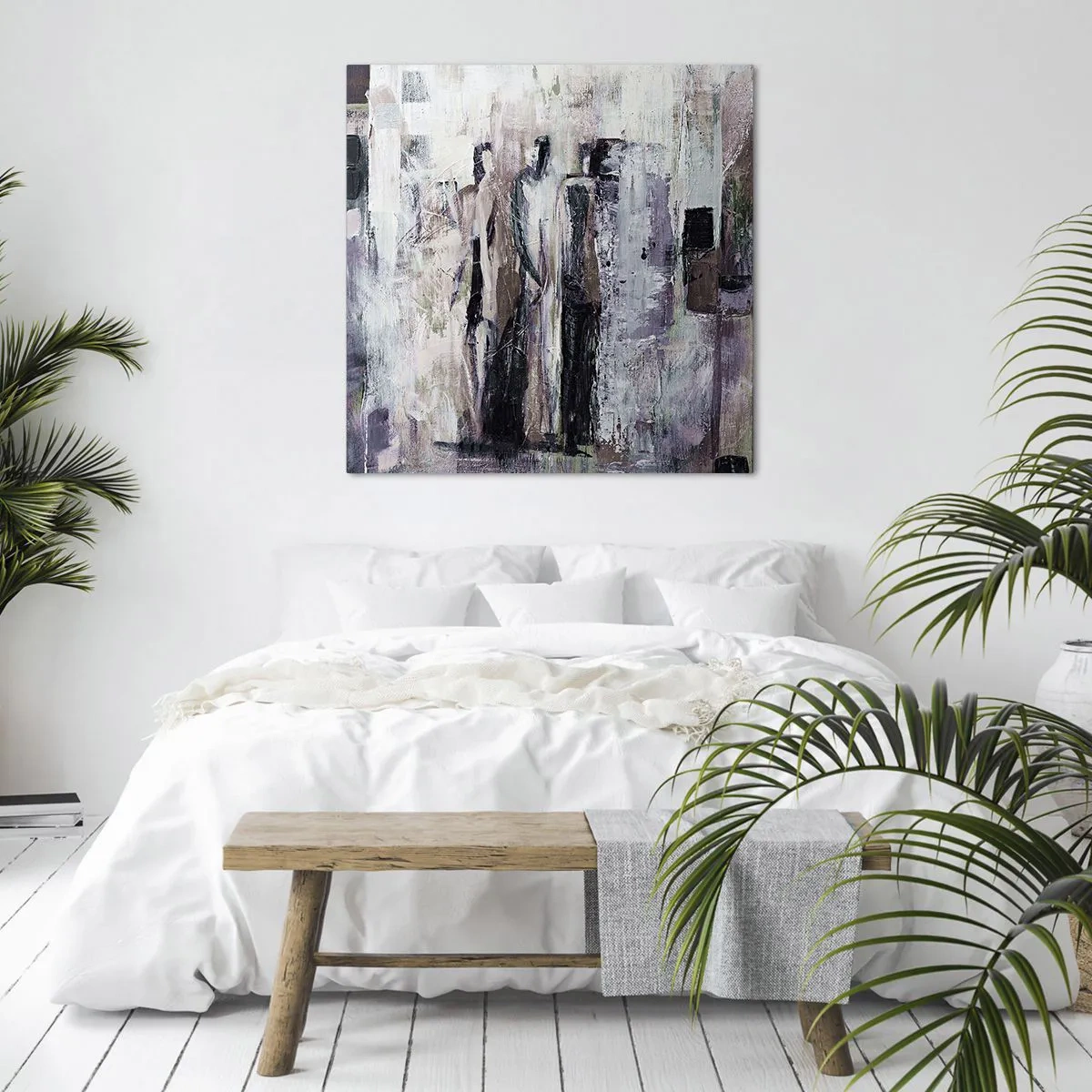 Obraz na płótnie - Tajemnicza trójka - 40x40 cm