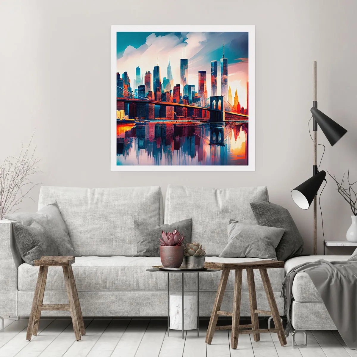 Plakat - Zjawiskowy Nowy Jork - 40x40 cm