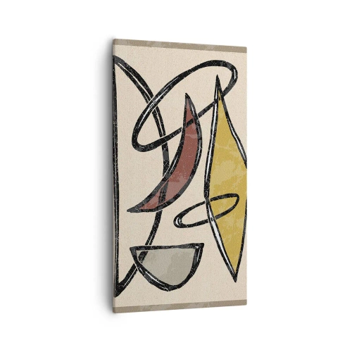 Obraz na płótnie - Piony i poziomy - 55x100 cm