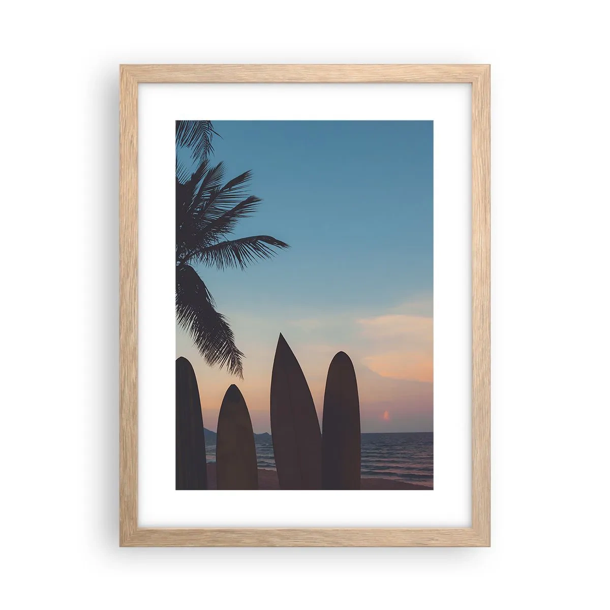 Plakat w ramie jasny dąb - Jutro też będzie zabawa - 30x40 cm