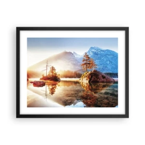 Plakat w czarnej ramie - Natura w nowym świetle - 50x40 cm