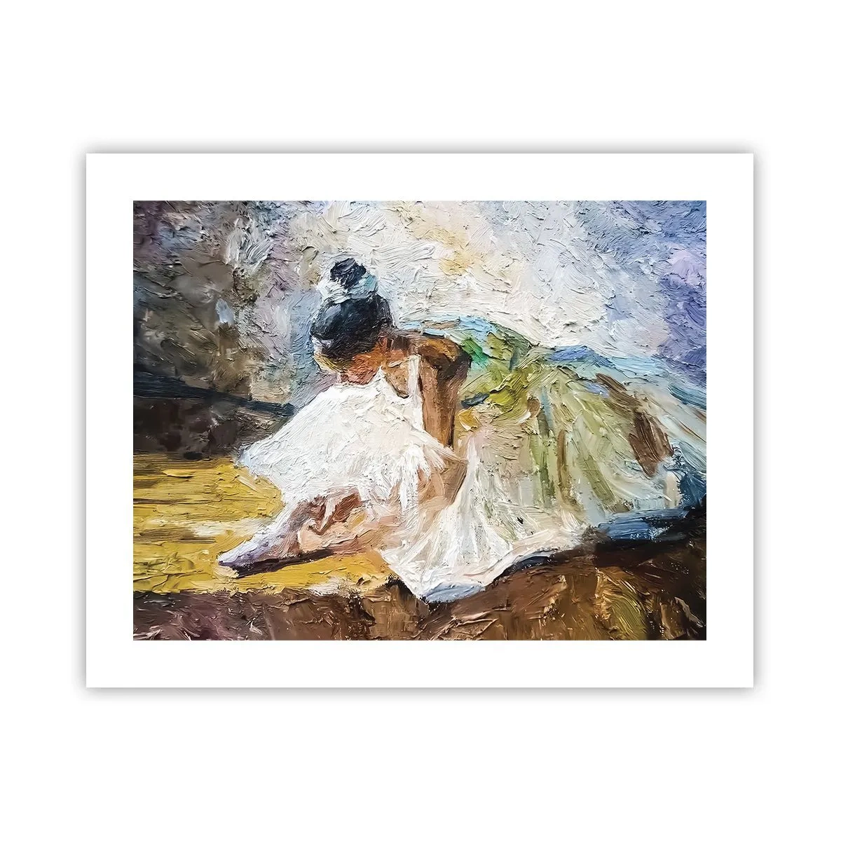 Plakat - Z obrazu Degasa - 50x40 cm
