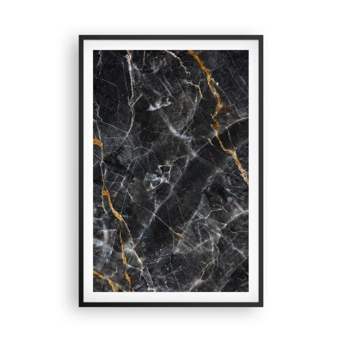 Plakat w czarnej ramie - Wewnętrzne życie kamienia - 61x91 cm