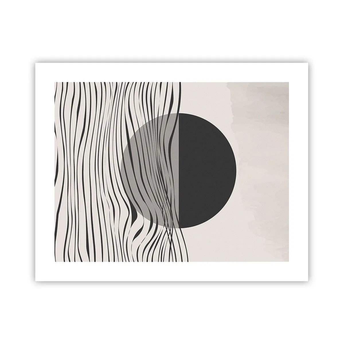 Plakat - Kompozycja połowiczna - 50x40 cm