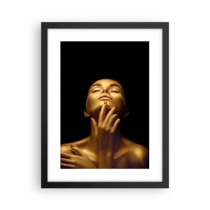 Plakat w czarnej ramie - Jak złoty jedwab - 30x40 cm
