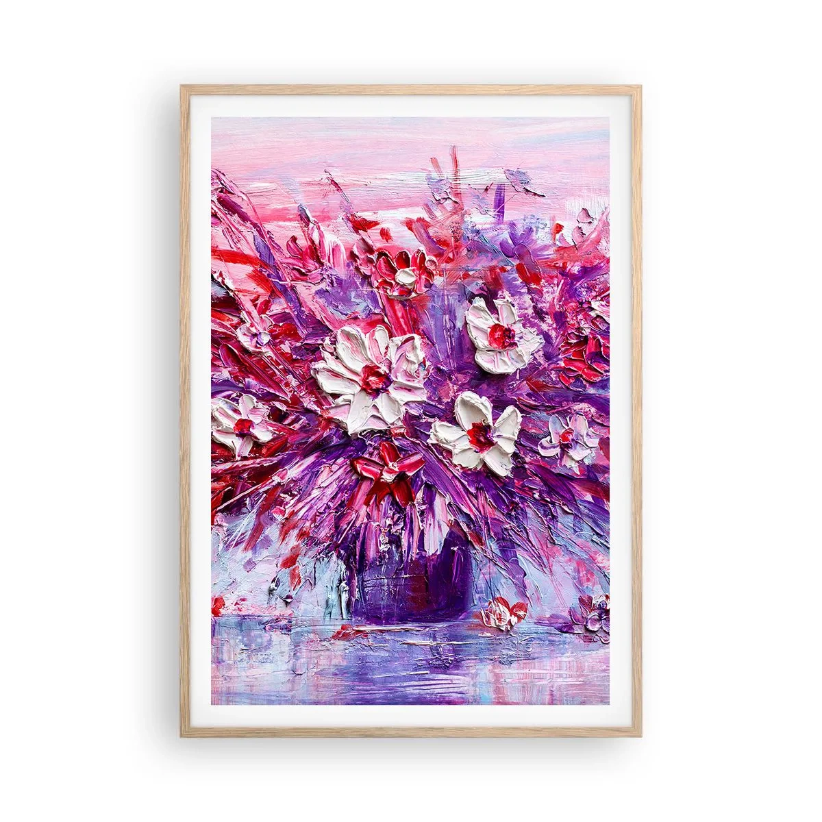 Plakat w ramie jasny dąb - Niewinność i namiętność - 70x100 cm