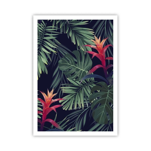 Plakat - Zapłonąć w zieleni - 70x100 cm
