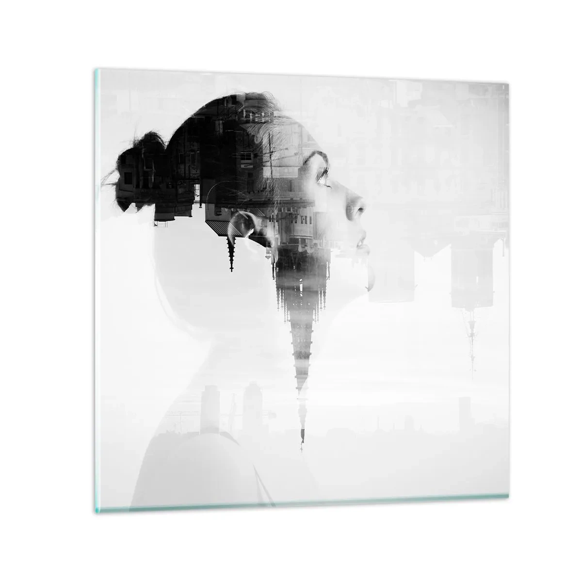Obraz na szkle - Po dwóch stronach szyby - 40x40 cm