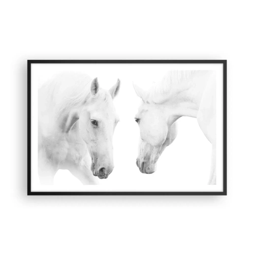Plakat w czarnej ramie - Czy to jest przyjaźń…? - 91x61 cm