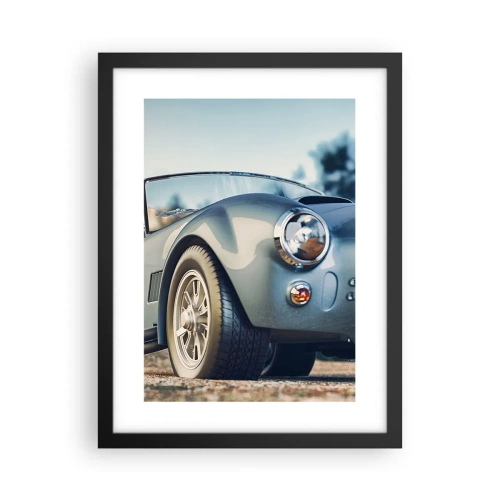 Plakat w czarnej ramie - Bo liczy się styl - 30x40 cm