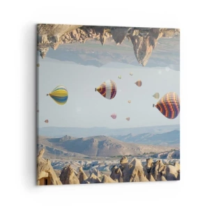 Obraz na płótnie - Tu wszystko jest możliwe - 50x50 cm