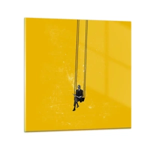 Obraz na szkle - Dzień jak co dzień - 70x70 cm