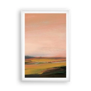 Plakat w białej ramie - W różowej tonacji - 61x91 cm