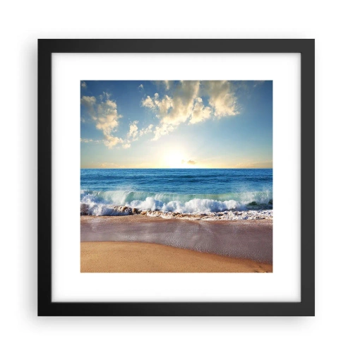 Plakat w czarnej ramie - Ruch i bezruch zarazem - 30x30 cm