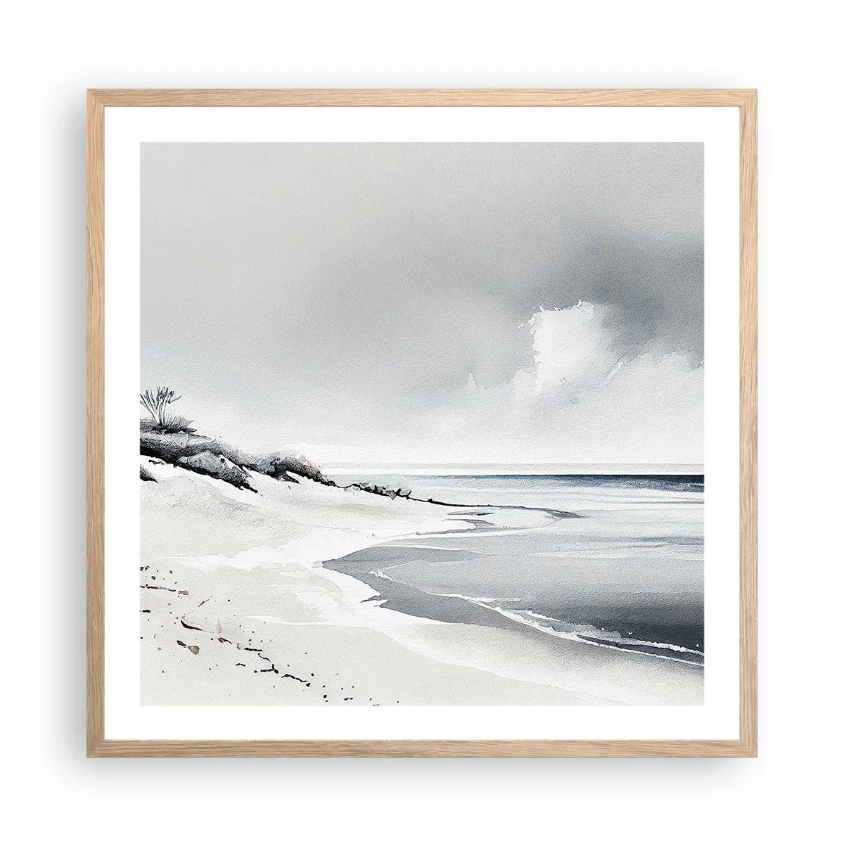 Plakat w ramie jasny dąb - Od zawsze razem - 60x60 cm