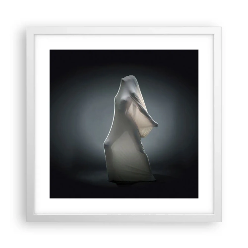 Plakat w białej ramie - Ukryte pragnienia - 40x40 cm