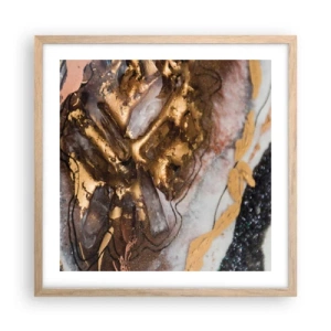 Plakat w ramie jasny dąb - Żywioł ziemi - 50x50 cm