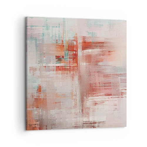 Obraz na płótnie - Zamglone. Ale różowe - 50x50 cm