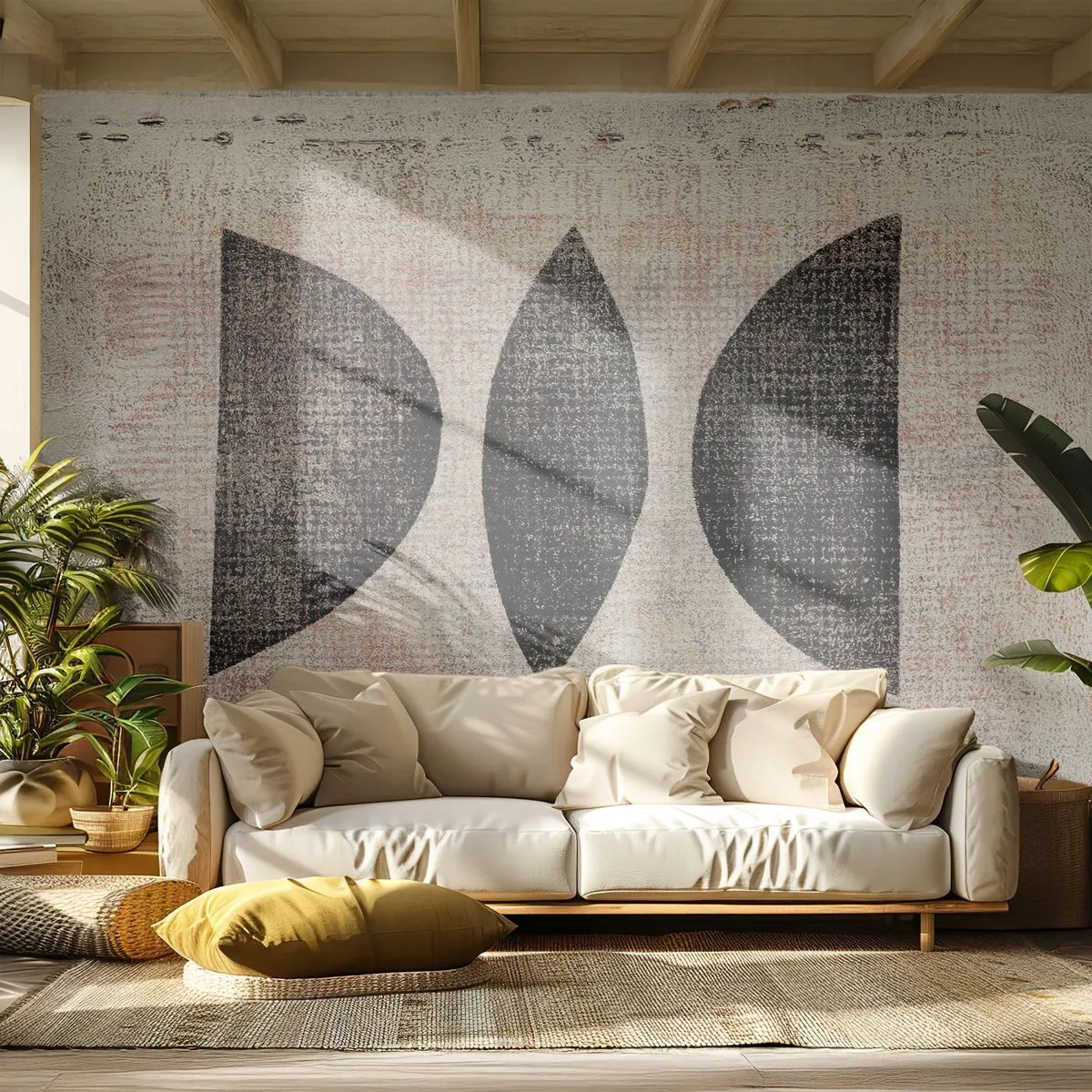 Fototapeta Premium Canvas - Etniczna abstrakcja - Abstrakcja, Sztuka, Sztuka Nowoczesna - 150x105 cm