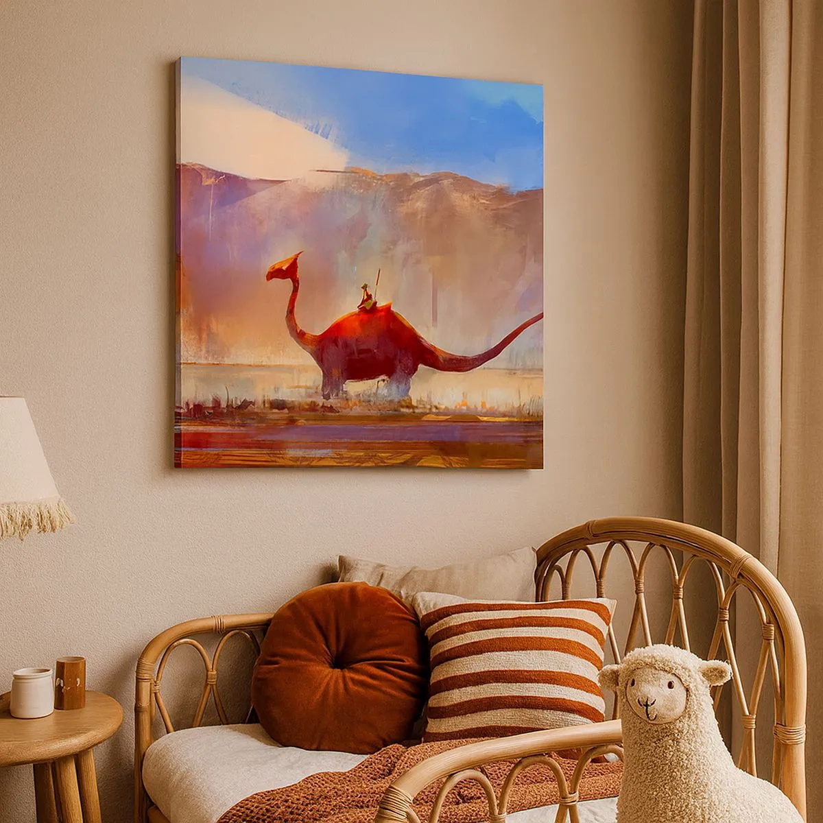 Obraz na płótnie - Gdyby nie wyginęły - 30x30 cm