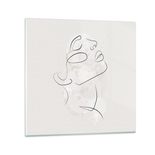 Obraz na szkle - Zarys marzenia - 60x60 cm