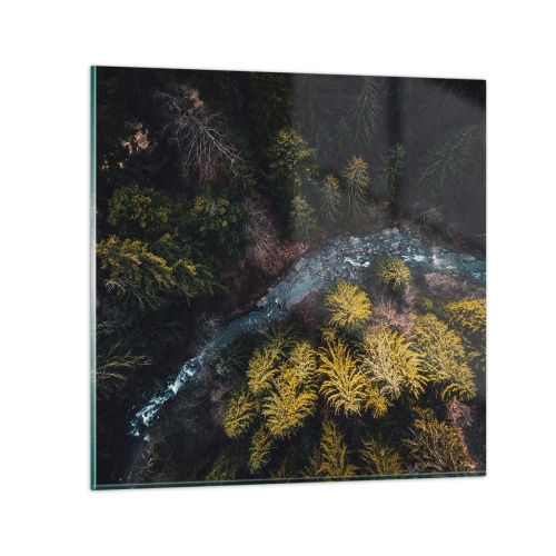 Obraz na szkle - Szybko, coraz szybciej - 60x60 cm
