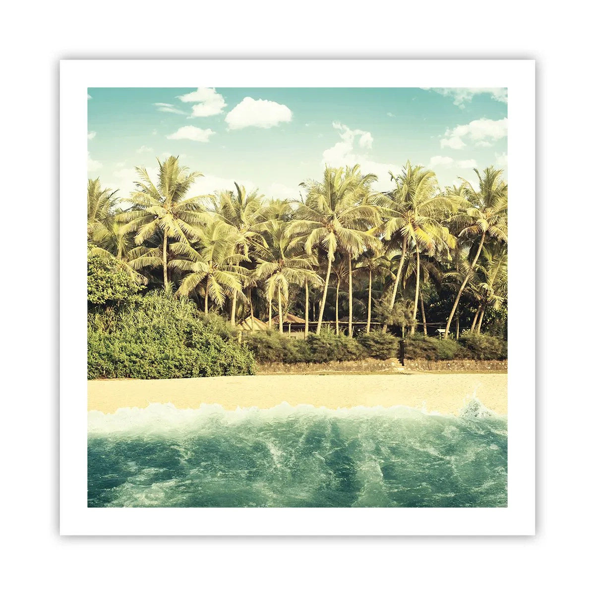 Plakat - A może tutaj? - 60x60 cm
