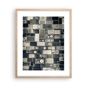 Plakat w ramie jasny dąb - I wszystko gra - 40x50 cm