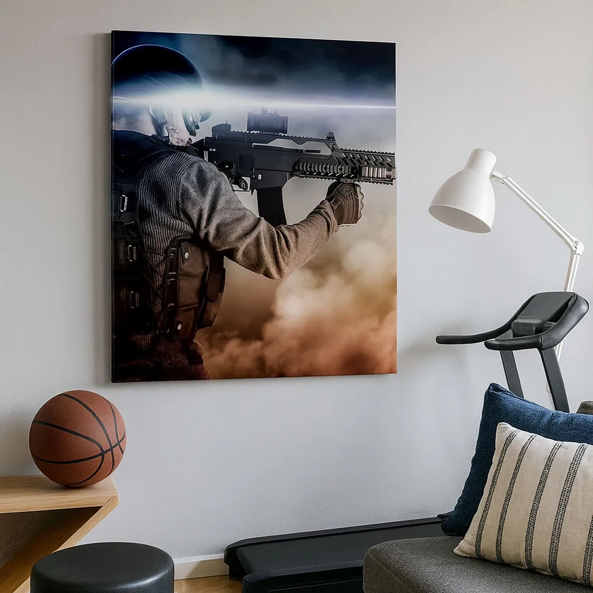 Obraz na płótnie - Po prostu bohater - 30x30 cm