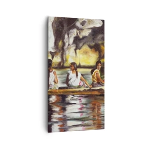 Obraz na płótnie - W polinezyjskim raju - 55x100 cm