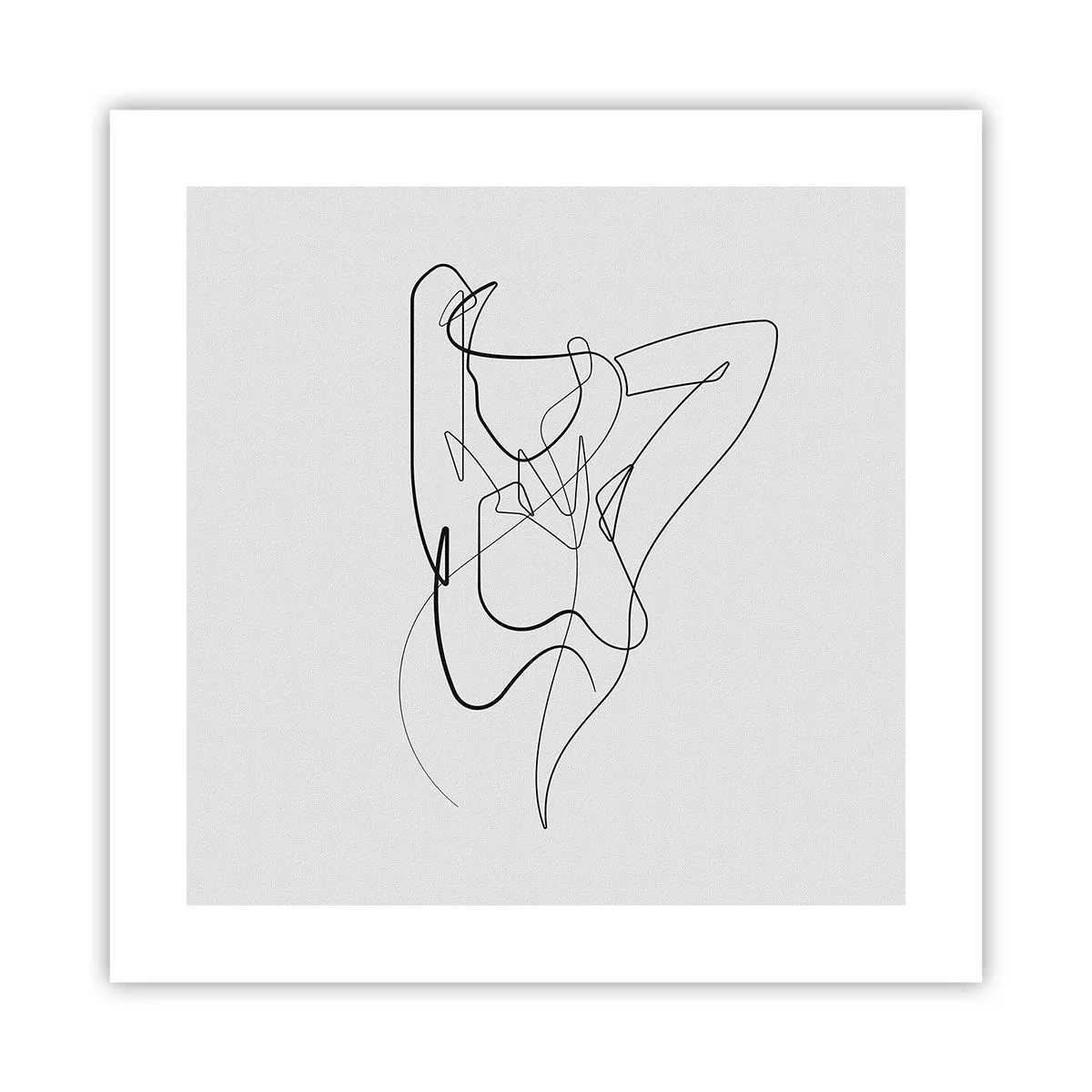 Plakat - Naprawdę, jaka jesteś... - 40x40 cm