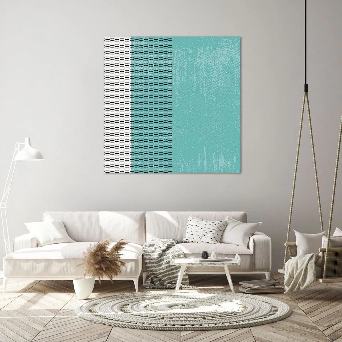 Obraz na płótnie - Kompozycja zrównoważona - 50x50 cm